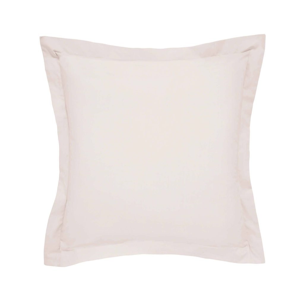Bedeck of Belfast Fine Linens 300 Thread Count Egyptian Cotton Square Oxford Pillowcase, Tuberose