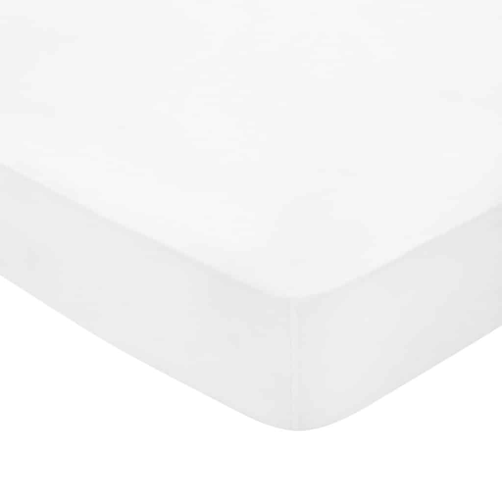 Bedeck of Belfast Fine Linens 300 Thread Count Egyptian Cotton Super Kingsize Fitted Sheet, White