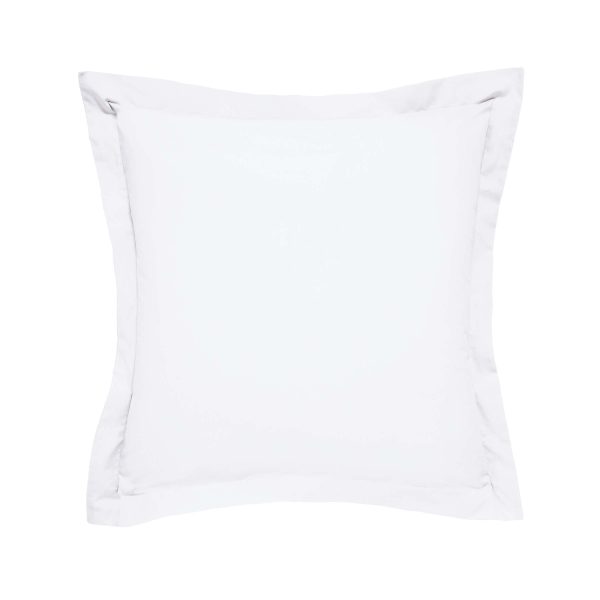 Bedeck of Belfast Fine Linens 600 Thread Count Egyptian Cotton Square Oxford Pillowcase White | Bed Sava