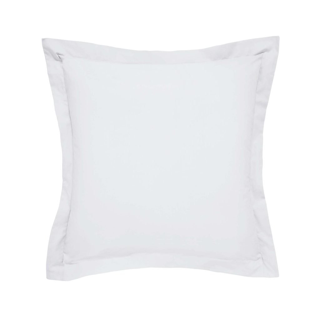 Bedeck of Belfast Fine Linens 300 Thread Count Egyptian Cotton Square Oxford Pillowcase, White