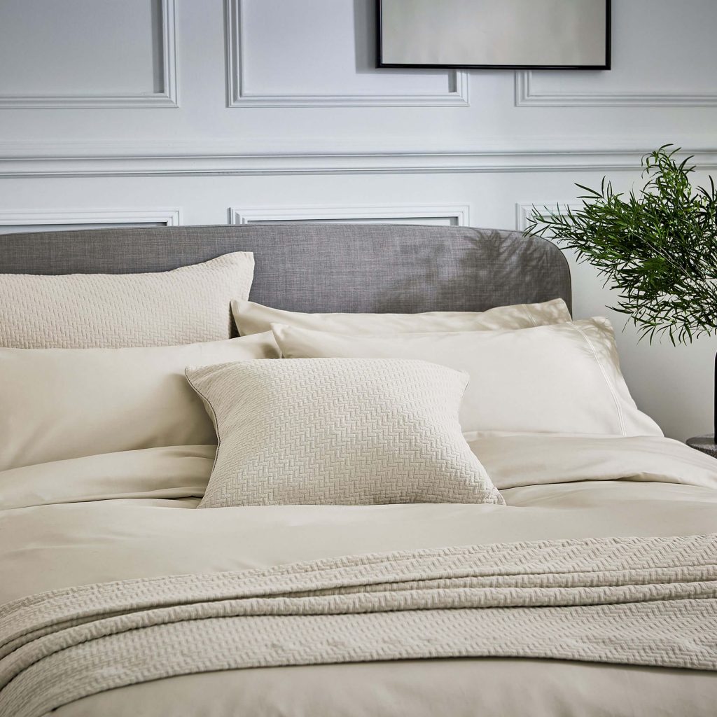 Bedeck of Belfast Fine Linens Andaz Single Duvet Cover, Linen