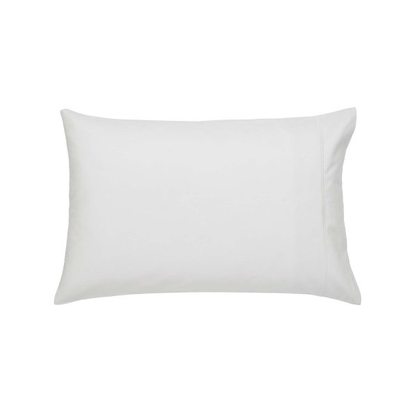 Bedeck of Belfast Fine Linens Andaz Standard Pillowcase Silver | Bed Sava