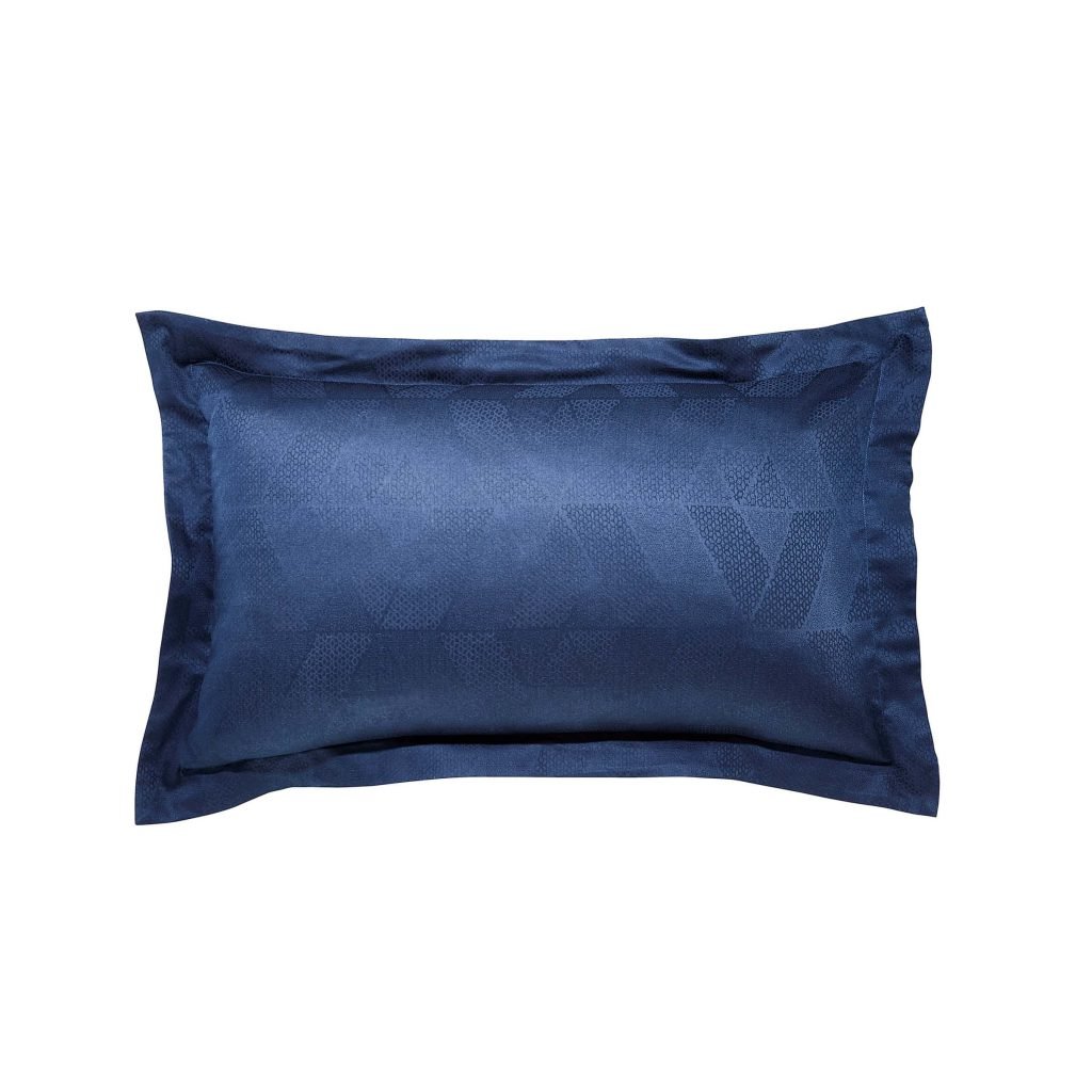 Bedeck of Belfast Fine Linens Osaka Oxford Pillowcase, Midnight