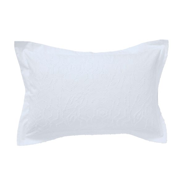 Bedeck Of Belfast Kali Oxford Pillowcase White | Bed Sava
