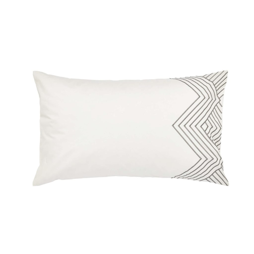 Bedeck of Belfast Kayah Standard Pillowcase, Charcoal