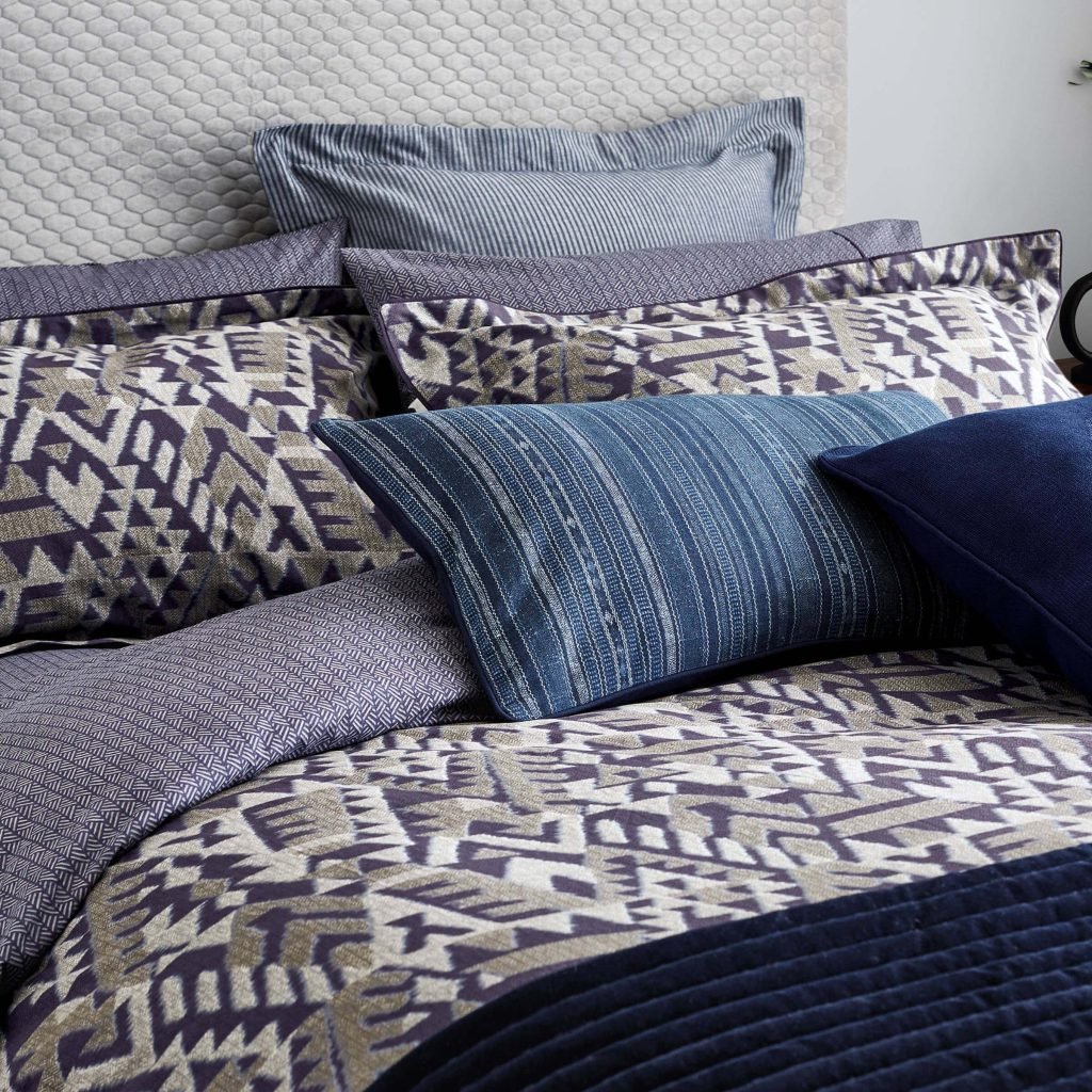 Bedeck of Belfast Mazana Super Kingsize Duvet Cover, Midnight