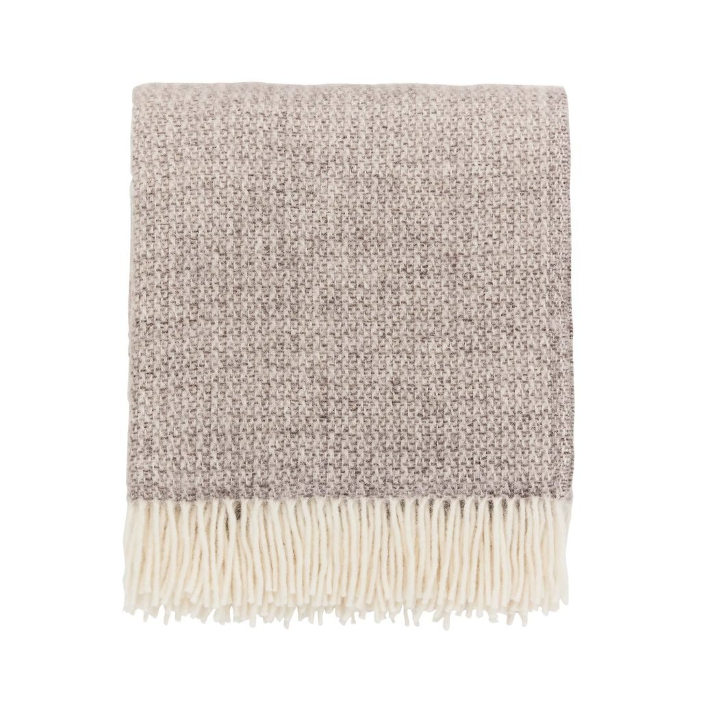 Bedeck of Belfast Rare Earth Kiri Woven Throw, Heather
