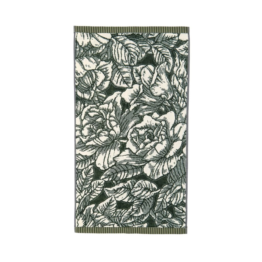 Burleigh x Bedeck of Belfast Hibiscus Bath Towel, Green