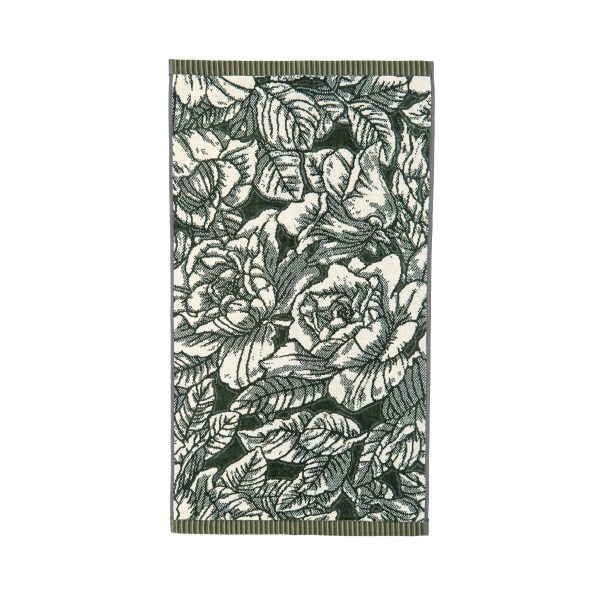 Burleigh x Bedeck of Belfast Hibiscus Bath Towel Green | Bed Sava