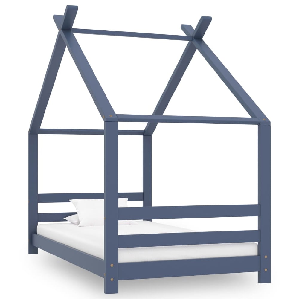 Boerne 80x160cm Wooden Children Daybed In Grey