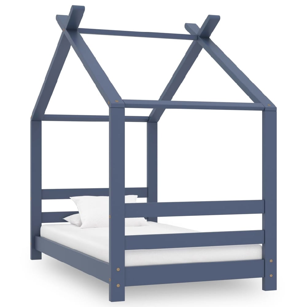 Boerne 70x140cm Wooden Children Daybed In Grey