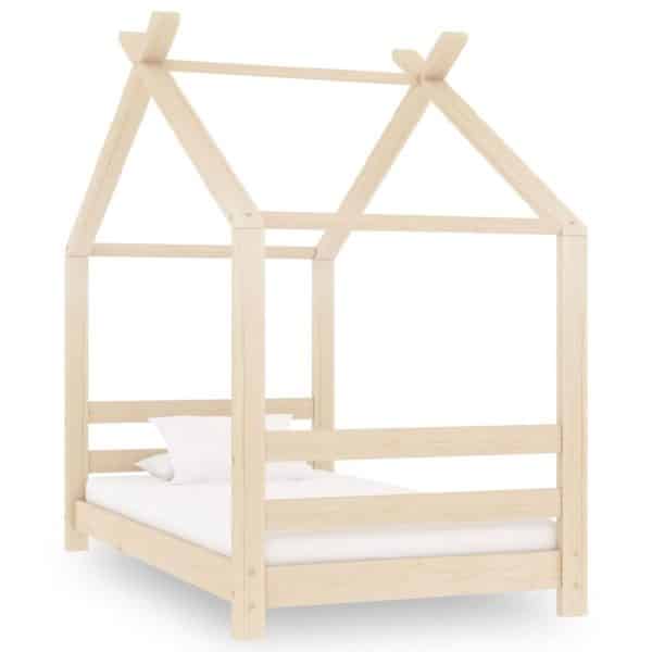 Boerne 70x140cm Wooden Children Daybed In Natural | Bed Sava