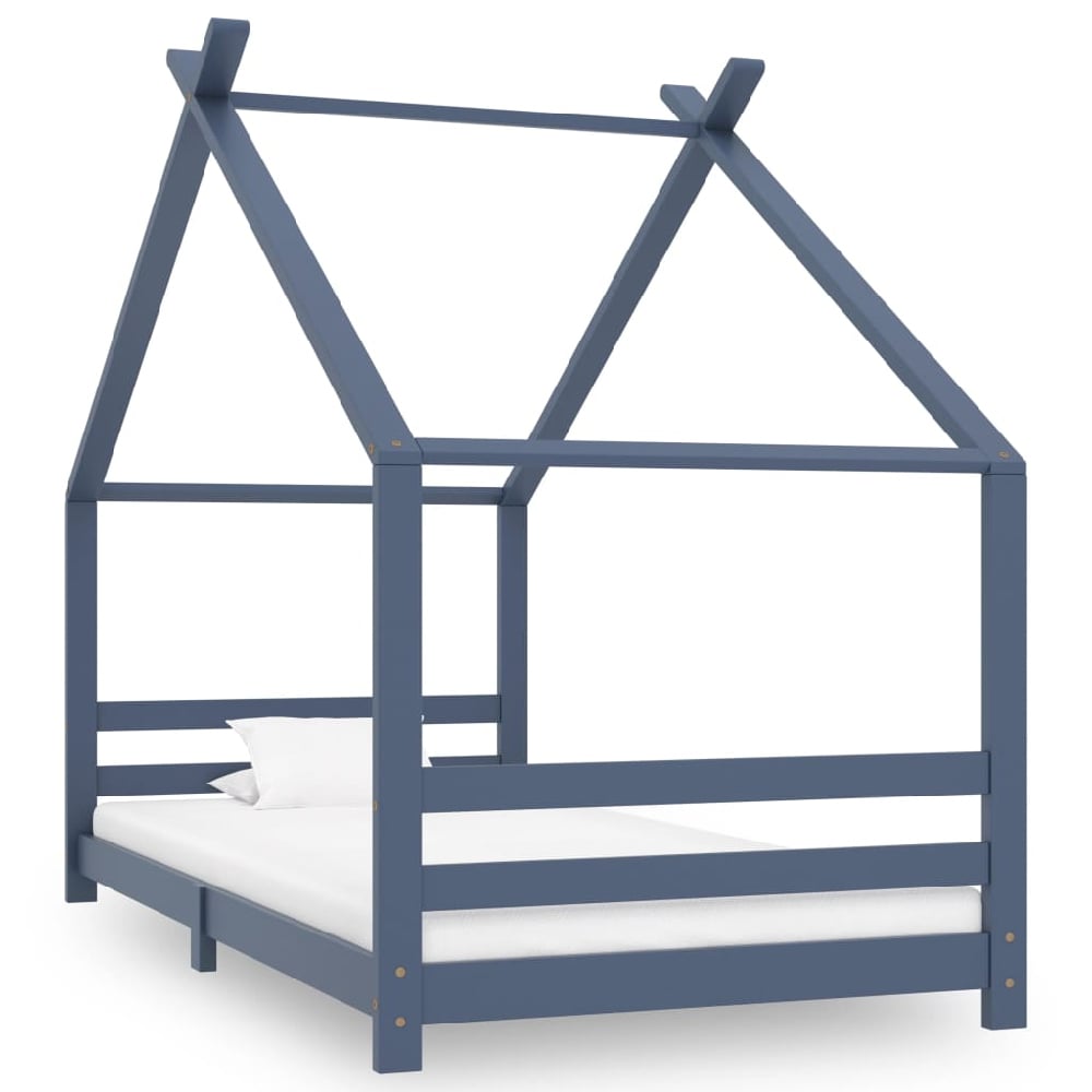 Boerne 90x200cm Wooden Children Daybed In Grey
