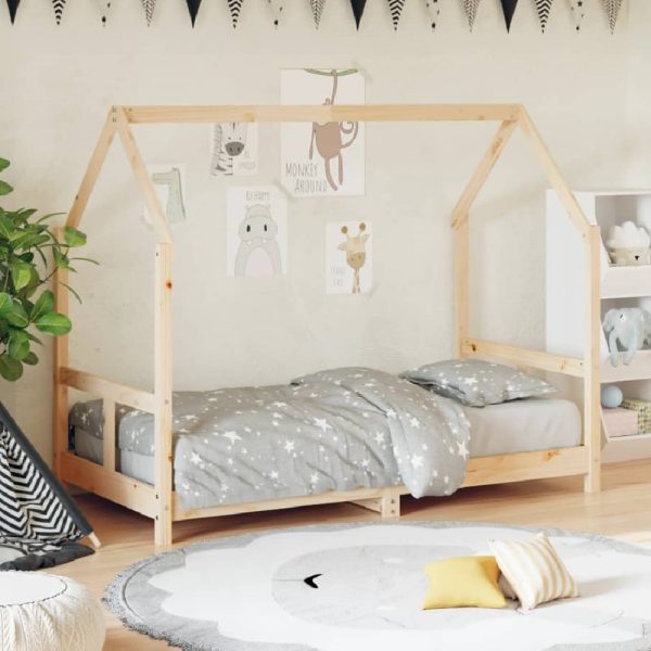 Bohemia 80x160cm Wooden Children Daybed In Natural | Bed Sava