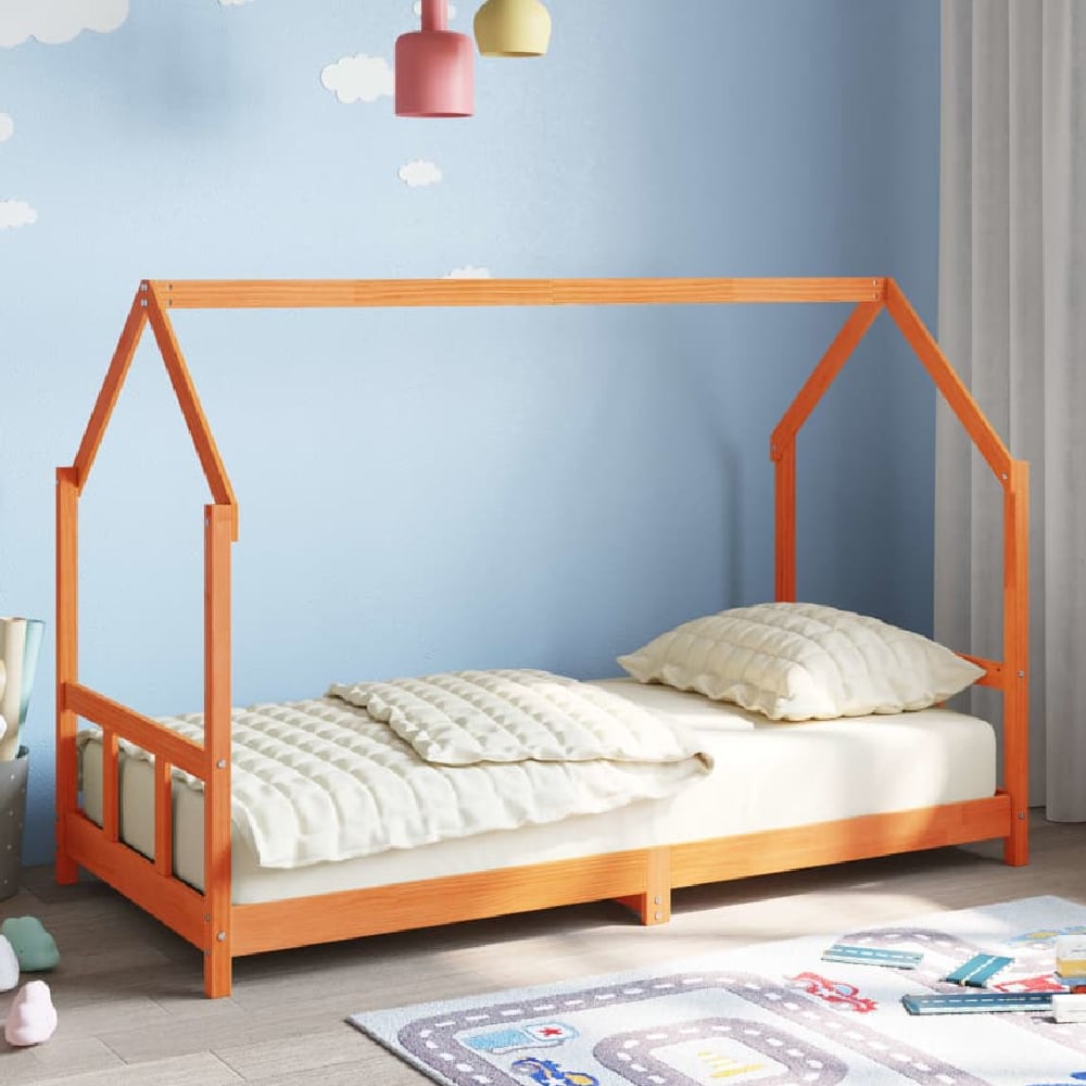 Bohemia 90x190cm Wooden Children Daybed In Wax Brown