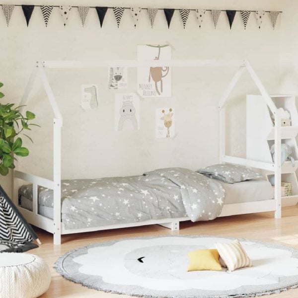 Bohemia 80x200cm Wooden Children Daybed In White | Bed Sava