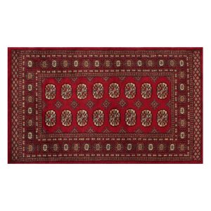 Bokhara 120x180cm Hand Knotted Wool Rug In Red | Bed Sava