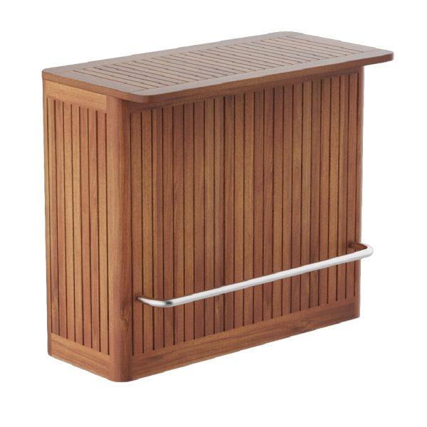 Bolivia Wooden Garden Bar Cabinet In Brown | Bed Sava
