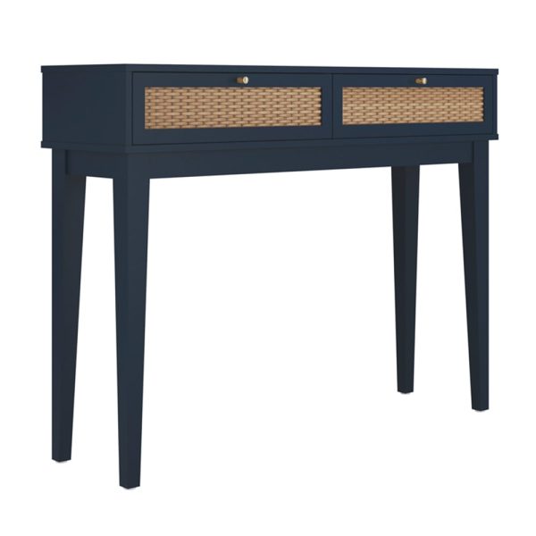 Bordeaux Wooden Dressing Table In Blue | Bed Sava