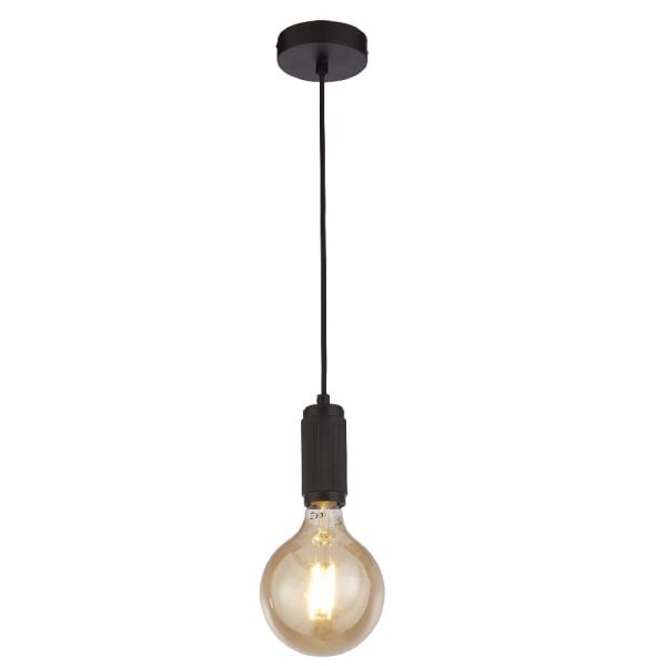 Bowie 1 Light Braided Cable Pendant Light In Gold | Bed Sava