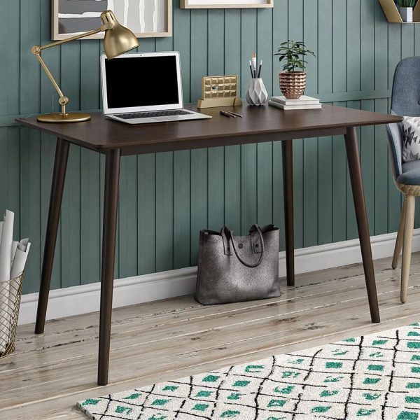 Brittan Wooden Laptop Desk In Walnut | Bed Sava