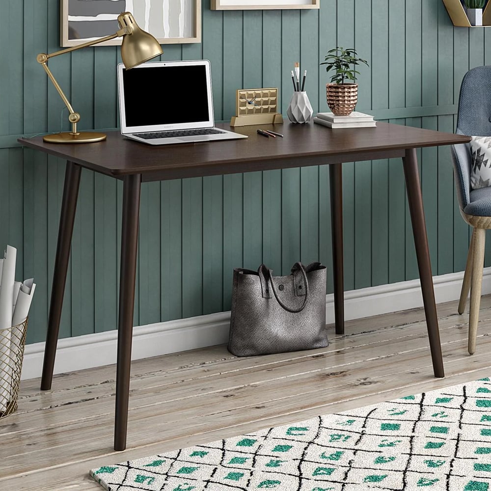 Brittan Wooden Laptop Desk In Walnut
