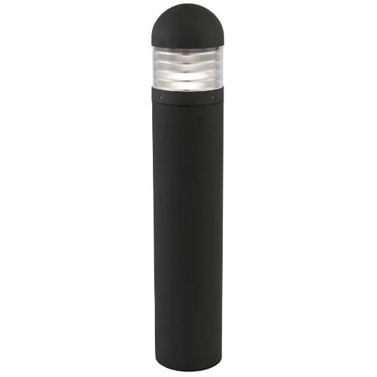 Bronx Outdoor Bollard Post Lamp In Black