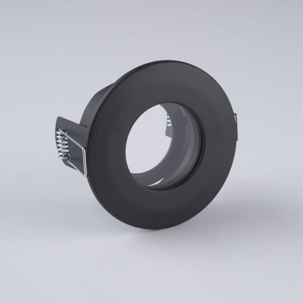 Burford LED Bathroom Down Light In Black | Bed Sava