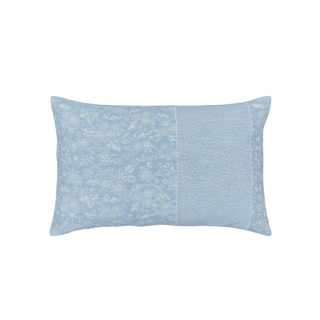 Burleigh x Bedeck of Belfast Arden Cushion 60cm x 40cm, Light Blue