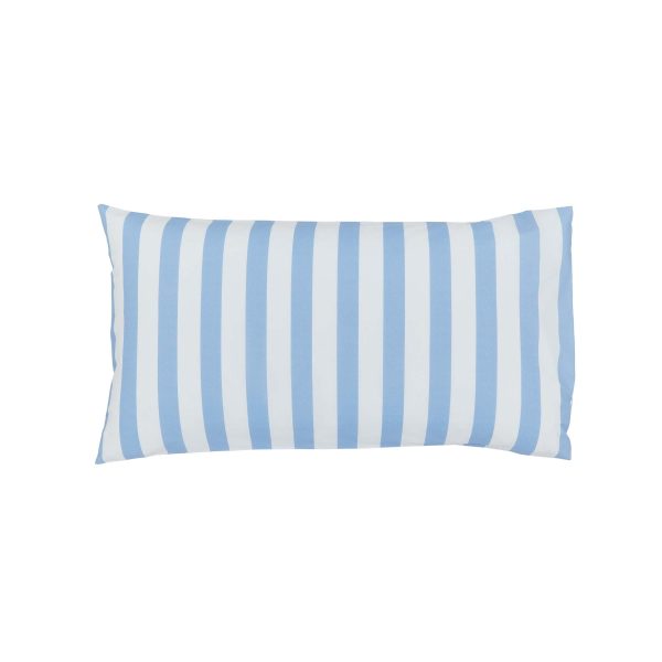 Burleigh x Bedeck of Belfast Arden Pair of Standard Pillowcases Light Blue | Bed Sava