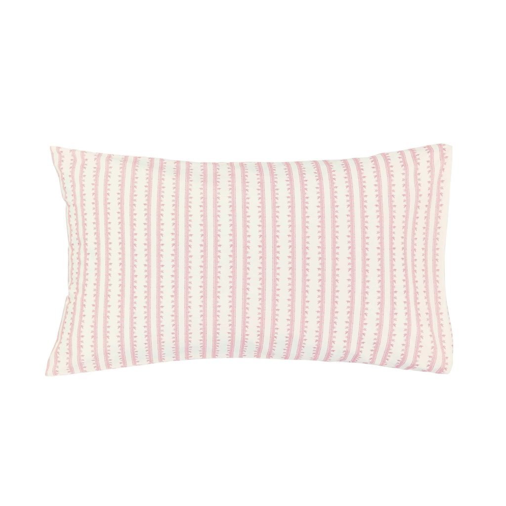 Burleigh x Bedeck of Belfast Asiatic Pheasants Pair of Standard Pillowcases, Pink