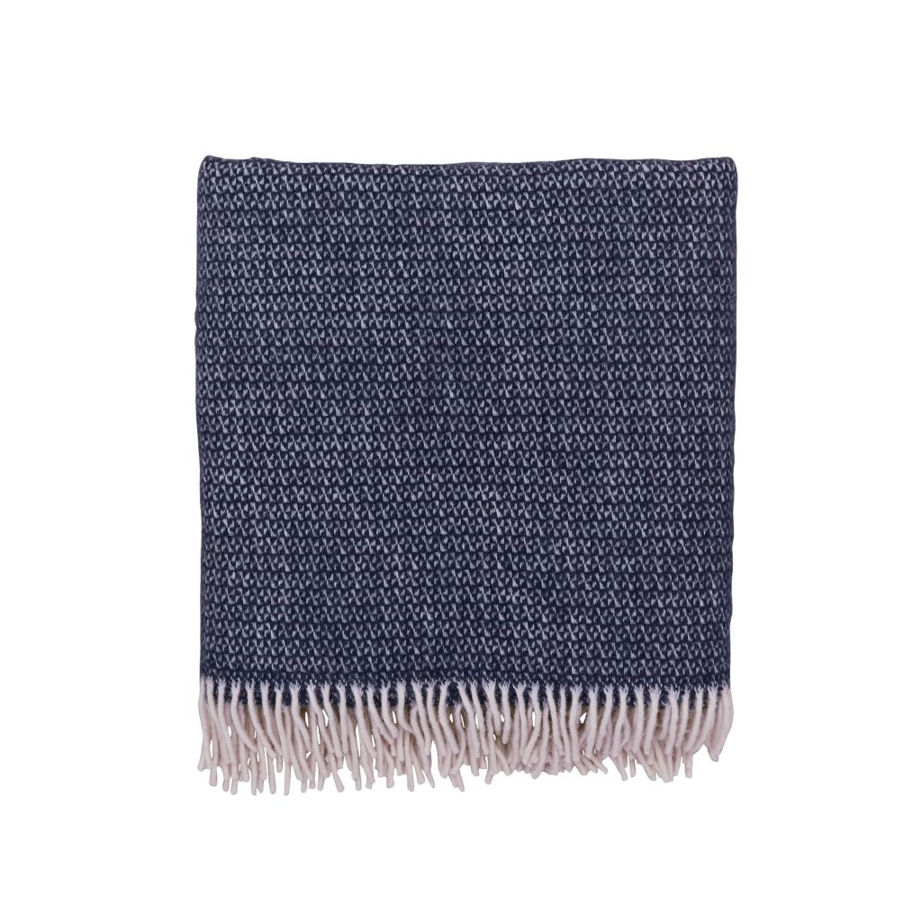 Burleigh x Bedeck of Belfast Burleigh Throw, Blue