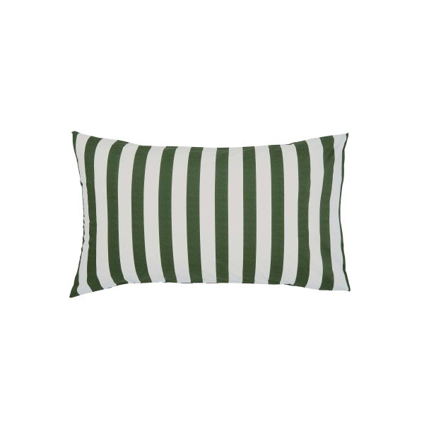 Burleigh x Bedeck of Belfast Hibiscus Pair of Standard Pillowcases Green | Bed Sava