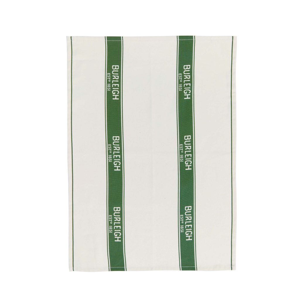 Burleigh x Bedeck of Belfast Hibiscus Tea Towel, Green