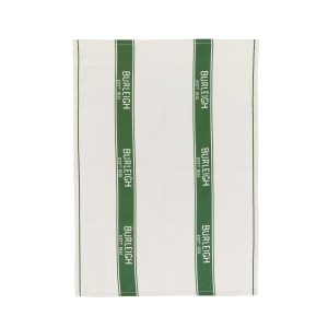 Burleigh x Bedeck of Belfast Hibiscus Tea Towel Green | Bed Sava