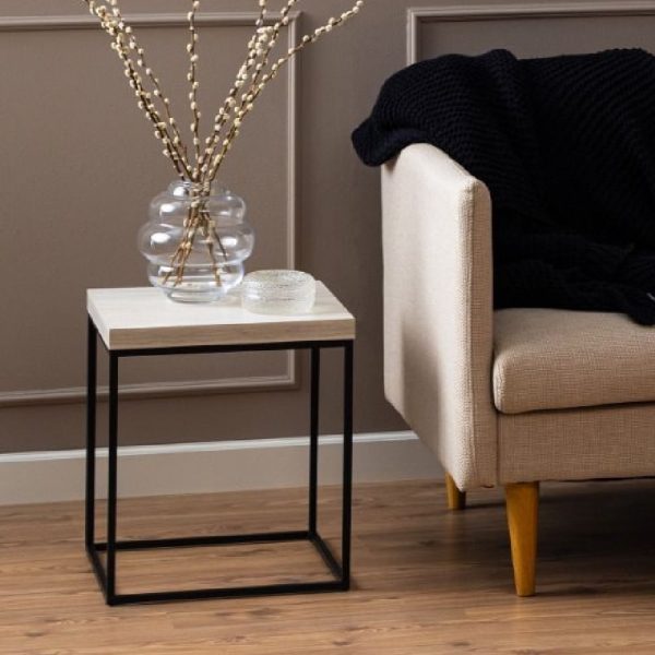 Burnaby Wooden Coffee Table Small In Light Oak | Bed Sava