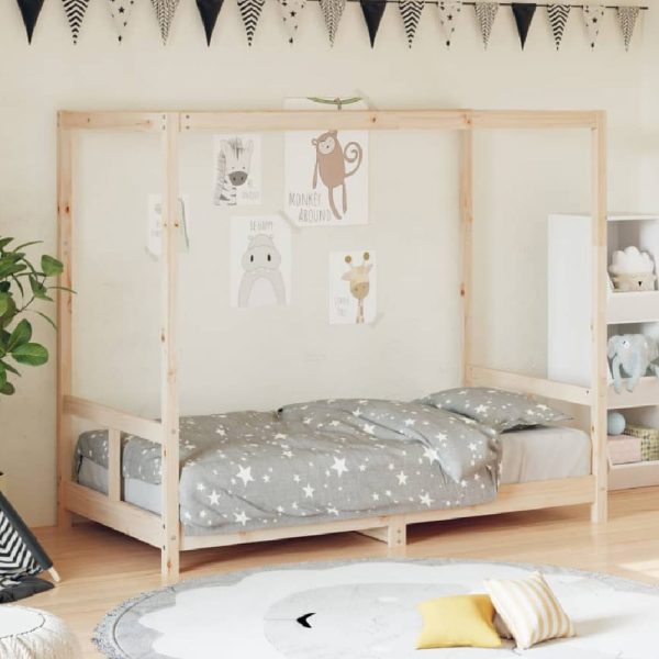 Burwell 80x160cm Wooden Children Bed In Natural | Bed Sava