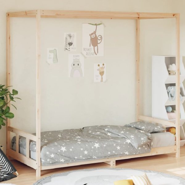 Burwell 90x190cm Wooden Children Bed In Natural | Bed Sava
