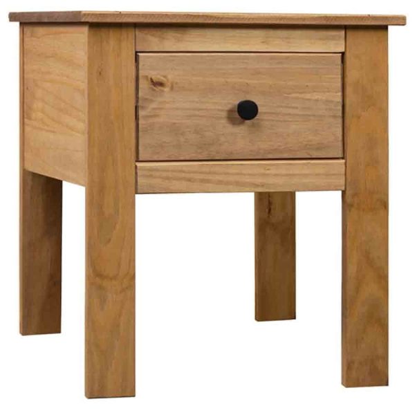 Bury Wooden Bedside Cabinet With 1 Drawer In Brown | Bed Sava