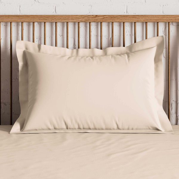 By Bedeck 500 Thread Count Plain Dye Pair of Oxford Pillowcases Linen | Bed Sava