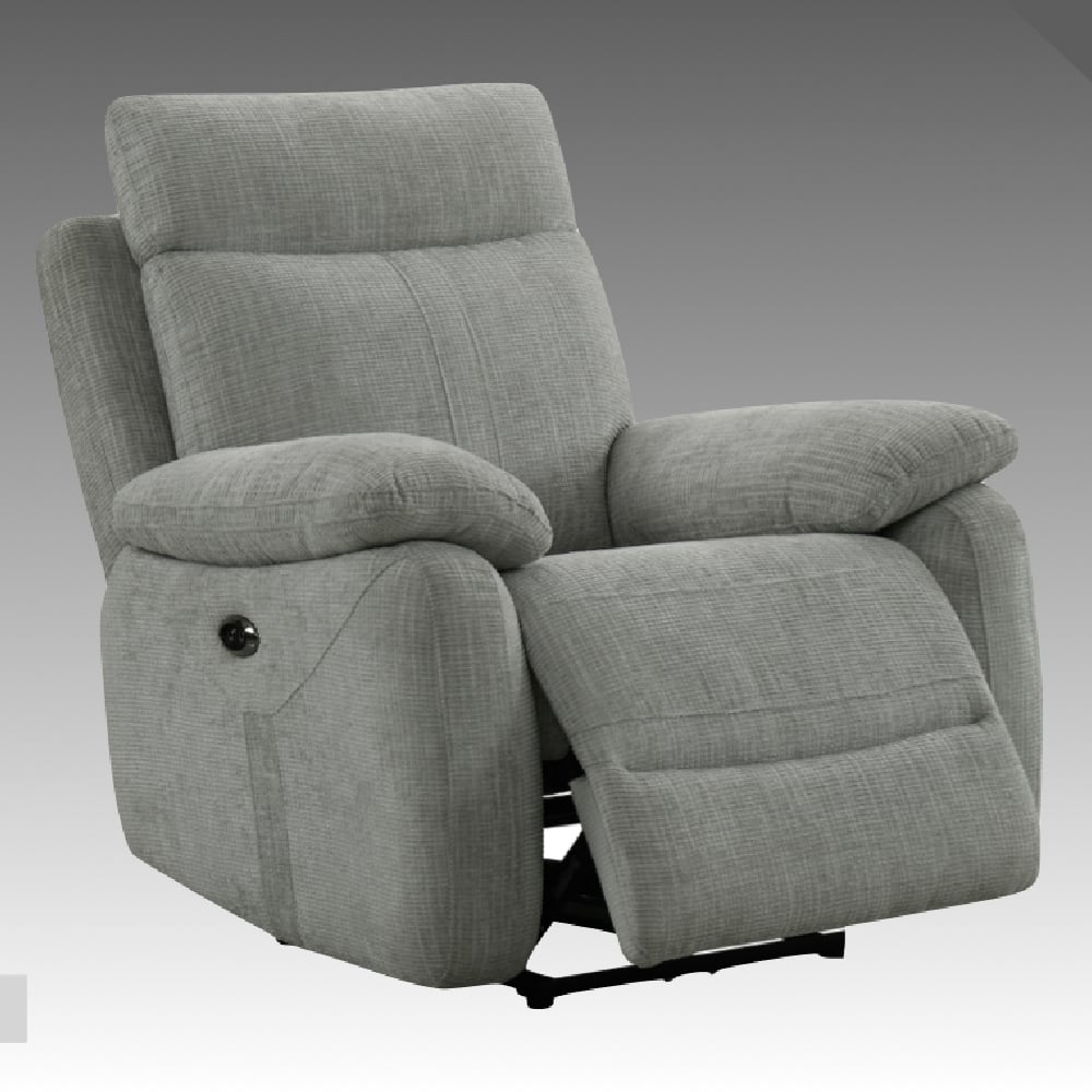Caguas Fabric Recliner 1 Seater Sofa In Taupe