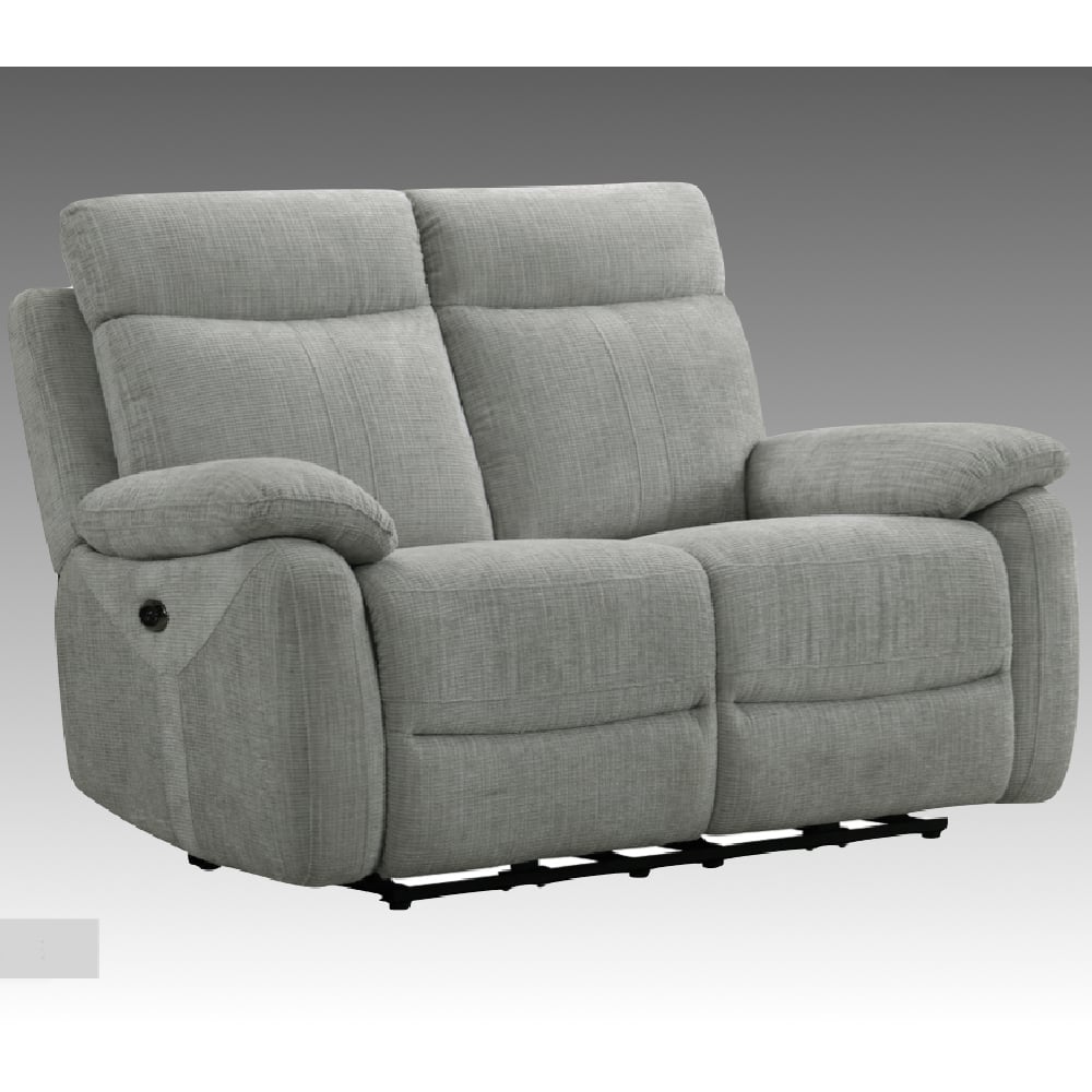 Caguas Fabric Recliner 2 Seater Sofa In Taupe