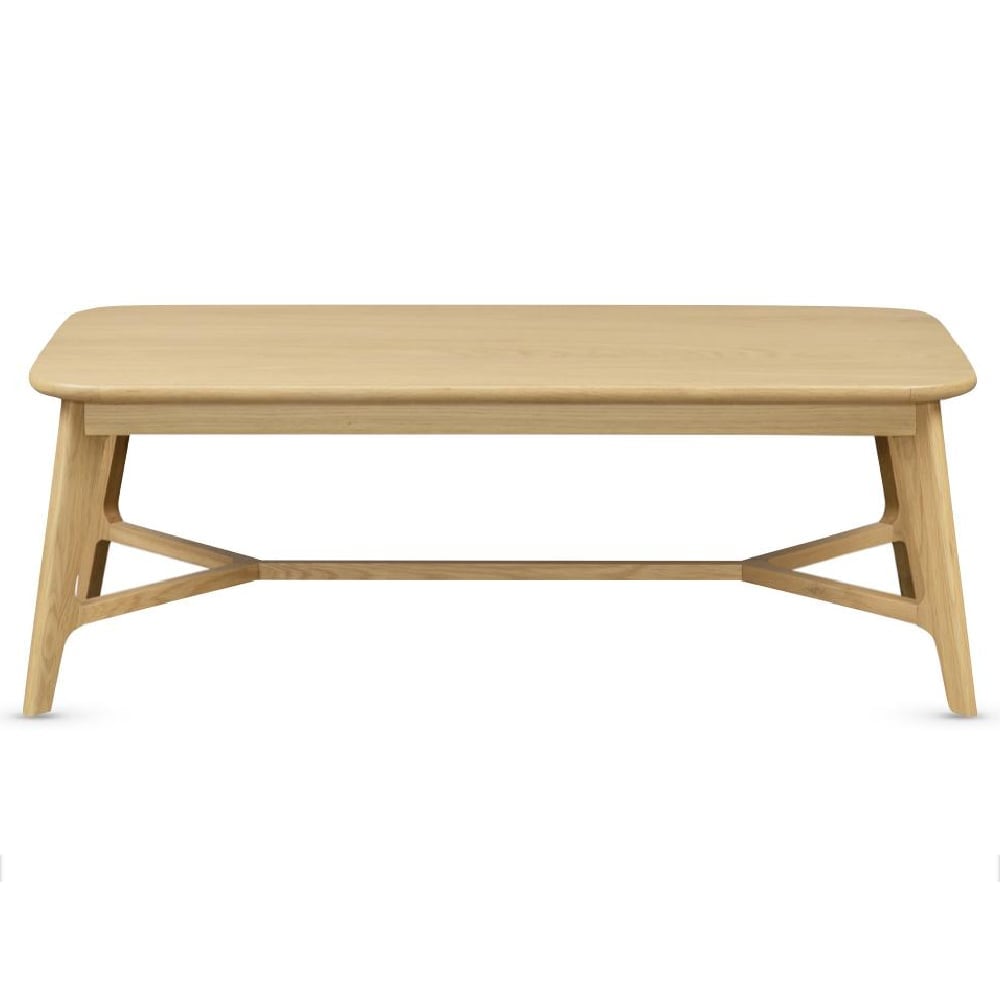 Cairo Wooden Rectangular Coffee Table In Oak