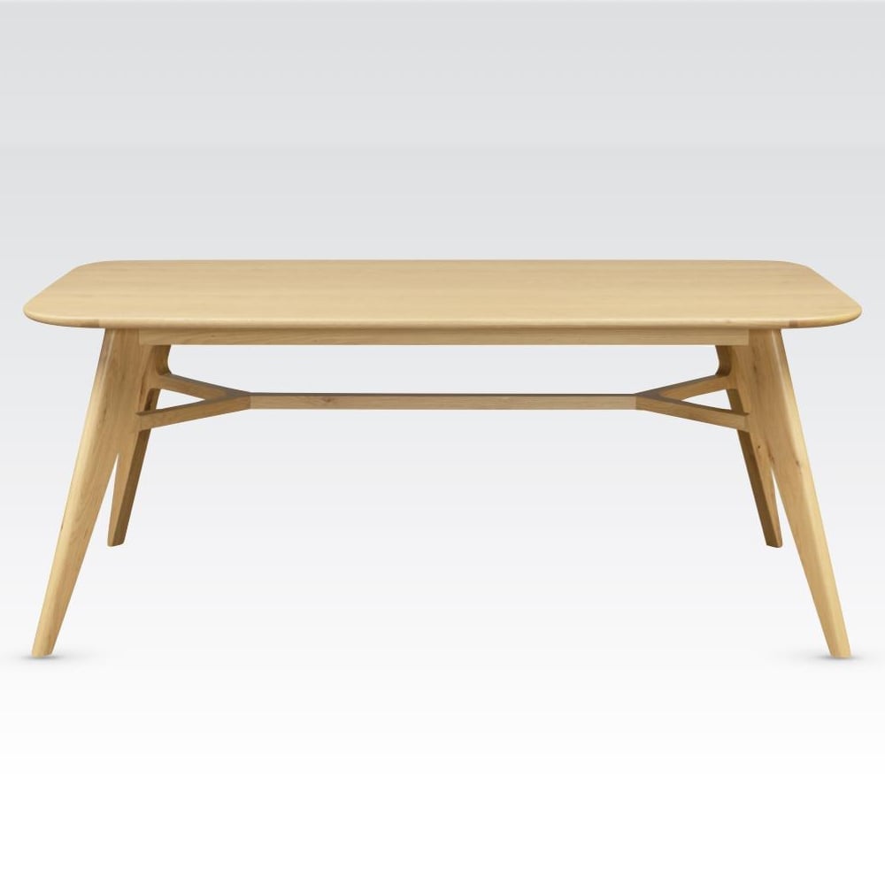 Cairo Wooden Rectangular Dining Table In Oak
