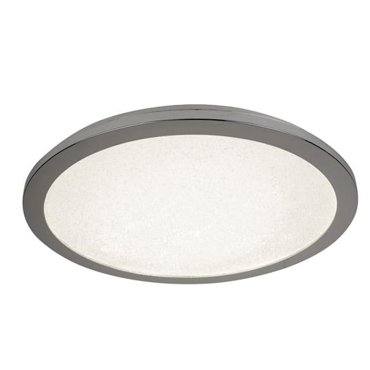 Canopus LED 30cm Flush Ceiling Light In Chrome | Bed Sava