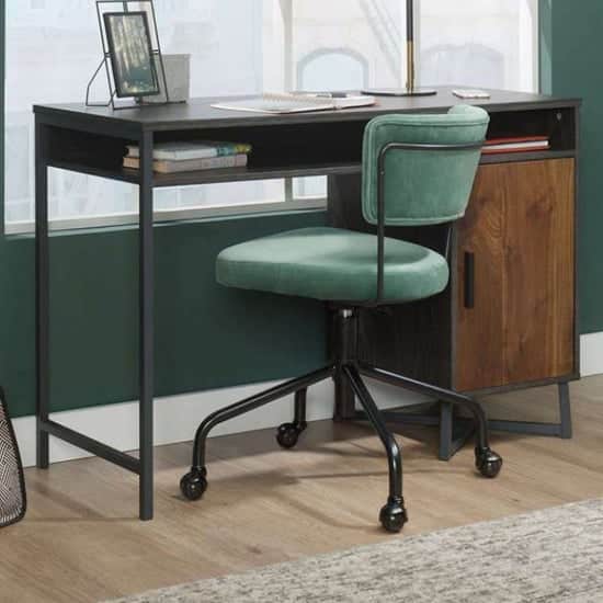 Canyon Lane Wooden Computer Desk In Brew Oak | Bed Sava