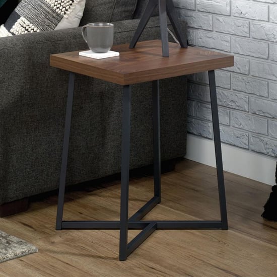 Canyon Lane Wooden Side Table In Brew Oak | Bed Sava