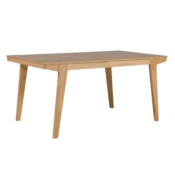 Casper Wooden Rectangular Dining Table In Natural | Bed Sava