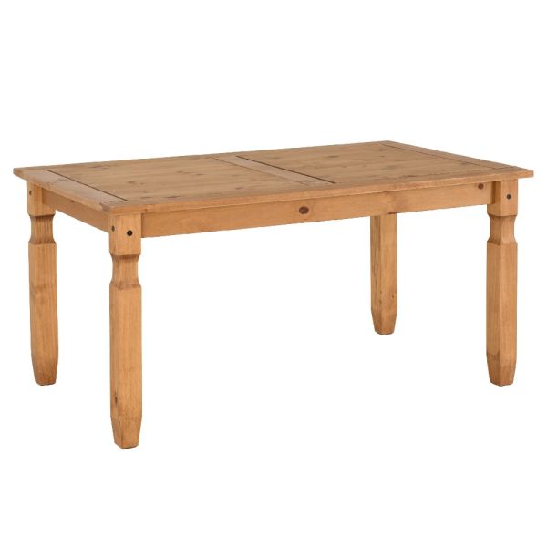 Central Rectangular Wooden Dining Table Small In Oak | Bed Sava