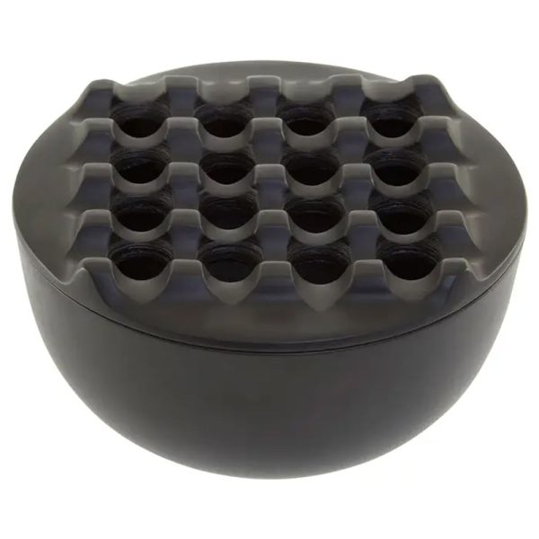 Charlton Aluminium Ashtray In Matt Black | Bed Sava